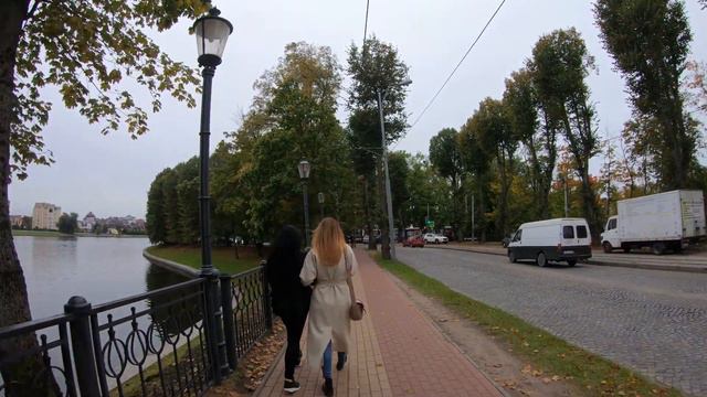 Walking in Kaliningrad Upper Pond, Russia 4K 60fps. | Верхний пруд, Калининград. (Part 2) смотреть онлайн