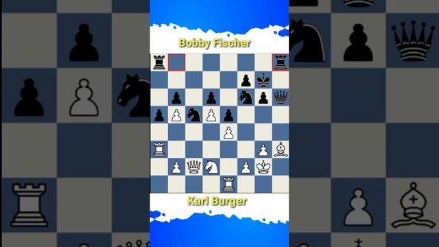 Karl Burger vs Bobby Fischer | New York-USA, 1965 смотреть онлайн
