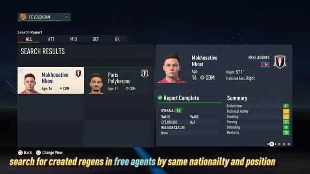 FIFA 23: CREATE YOUR OWN REGENS смотреть онлайн