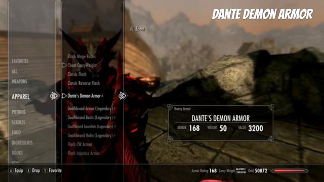 Skyrim SE Xbox One/PC Mods|Dante Demon Armor смотреть онлайн