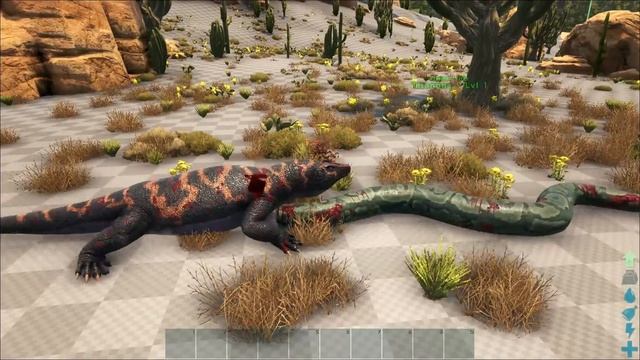 Megalania VS Titanoboa || ARK: Survival Evolved || Cantex смотреть онлайн