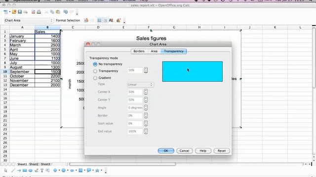 Formatting Charts in Open Office Calc смотреть онлайн
