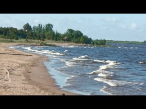 Ладога разбушевалась и нам пришлось уехать домой☁!!!