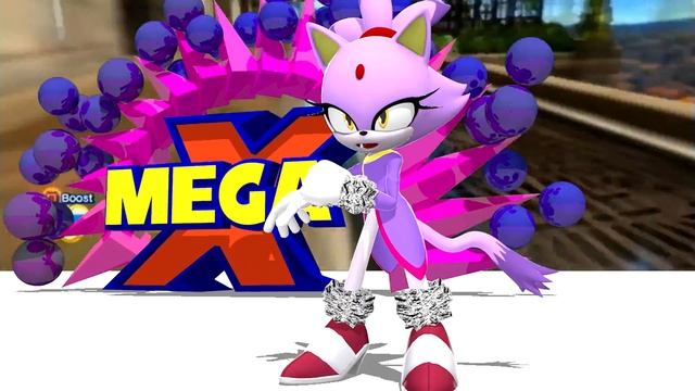 MEGA MIX #4 Super Sonic Racing (3D Sonic animation) смотреть онлайн