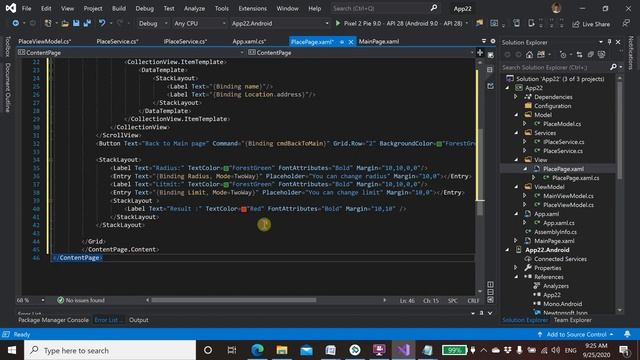 Xamarin Form MVVM – RESTful API смотреть онлайн