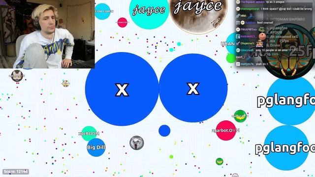 xQc Plays Agar.io #2 смотреть онлайн