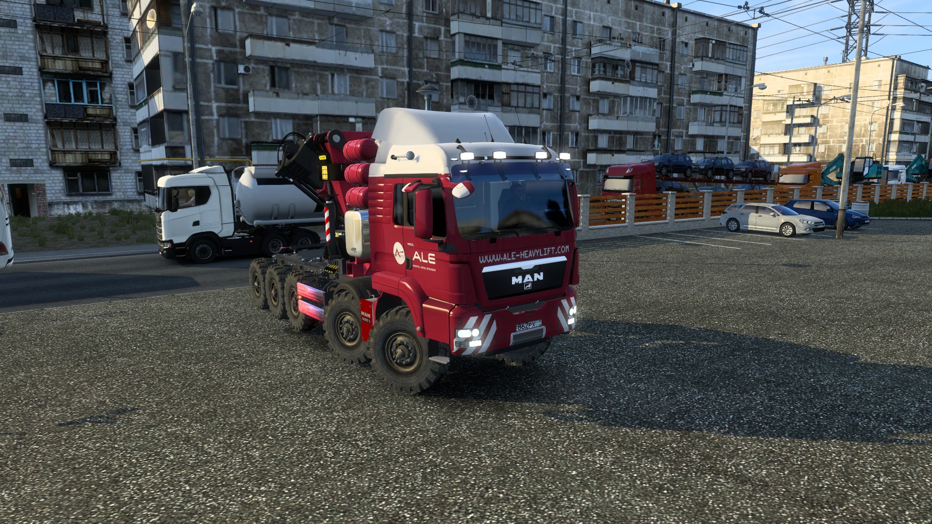 ETS2 1.43 Суровая Россия Облепиха-Канск тест MAN TGS OFFROAD