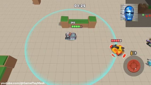 Tank Battle io - Part 1 GamePlay Walkthrough IOS, Android смотреть онлайн