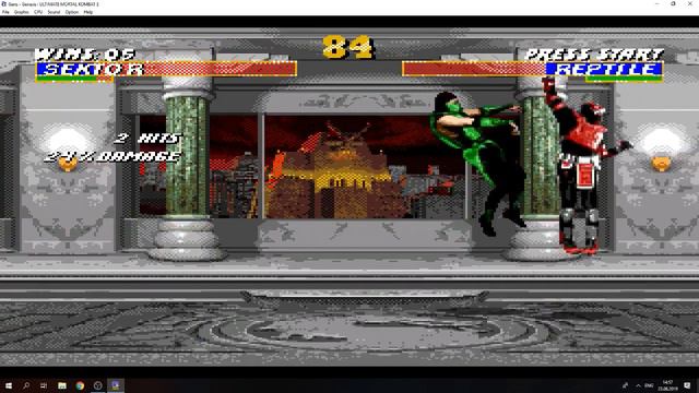 ULTIMATE-MORTAL-KOMBAT-3 SEKTOR ПРОХОЖДЕНИЕ НА SEGA FIRE ORION смотреть онлайн