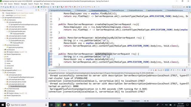 Spring WebFlux Using Functional Programming - part2 смотреть онлайн