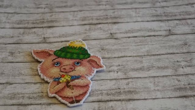 Готовая работа! Жар-птица "Морозный пятачок" Игрушка на пластиковой канве/ вышивка крестиком смотреть онлайн