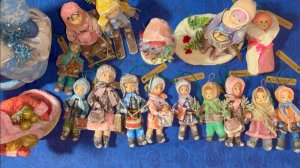 ВАТНЫЕ КУКЛЫ.  ВИДЕО ОБЗОР для КАТАЛОГА.