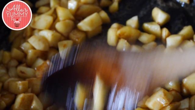 Apple & Cinnamon Crepes Recipe | Блинчики с яблоками и корицей смотреть онлайн