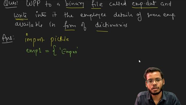 File handling in Python | Writing into binary file | Class 12 Python | Class 12 Computer Science | смотреть онлайн