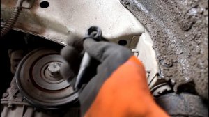 Замена натяжного механизма приводного ремня SsangYong Actyon 2.0 4wd СсангЙонг Актион 2012 года