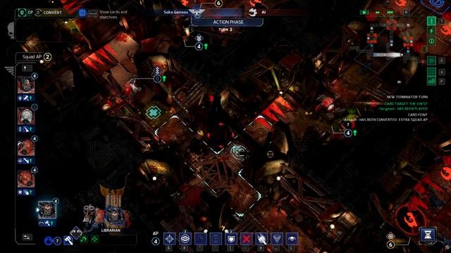 [Space Hulk: Tactics] Blood Angels 100% Walkthrough (Veteran) | 8. Locked For Good смотреть онлайн
