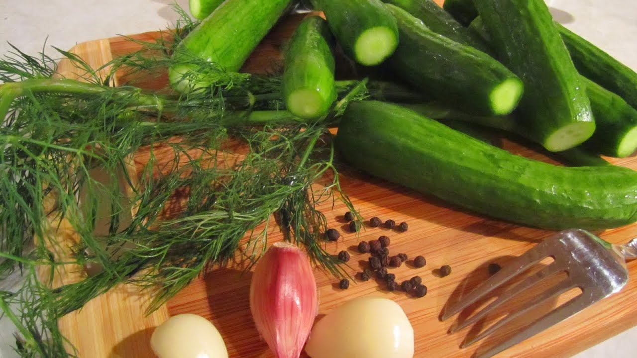 МАЛОСОЛЬНЫЕ ОГУРЦЫ. НУ ОЧЕНЬ ВКУСНЫЙ РЕЦЕПТ смотреть онлайн