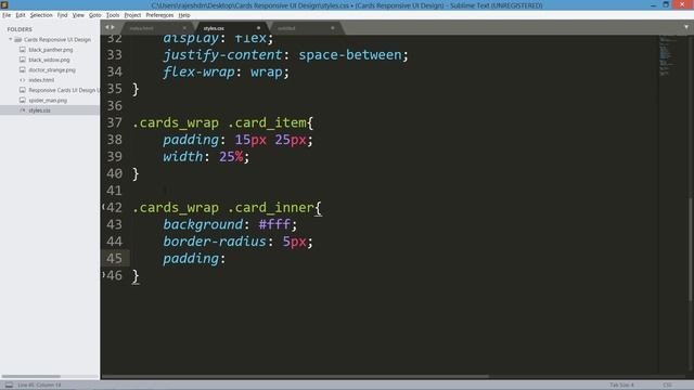 Responsive Cards UI Design in HTML and CSS | CSS3 Cards смотреть онлайн