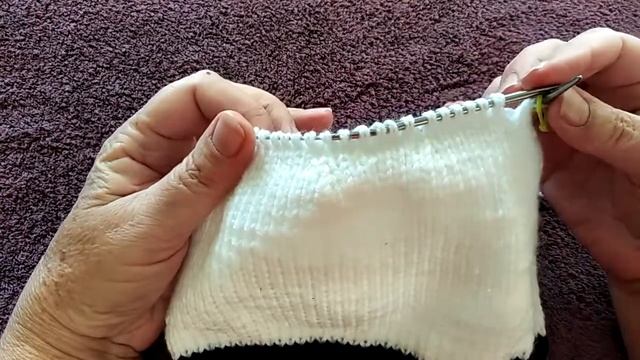 ЗАКРЫТИЕ МАКУШКИ ШАПКИ ЛИЦЕВОЙ ГЛАДЬЮ