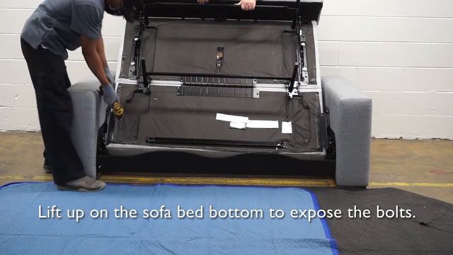 Ellingson sleeper sofa - Disassembly смотреть онлайн