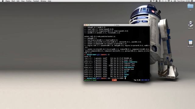 Experiment with websockets, agularJs, Socket.io and Silex смотреть онлайн
