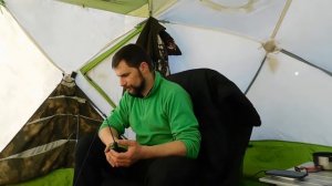 леща со льда в палатке, ночная ловля леща на ДВХ - чертов ров