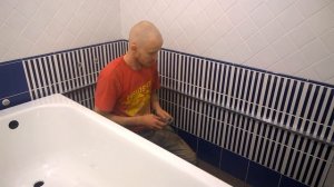 Монтаж чугунной ванны