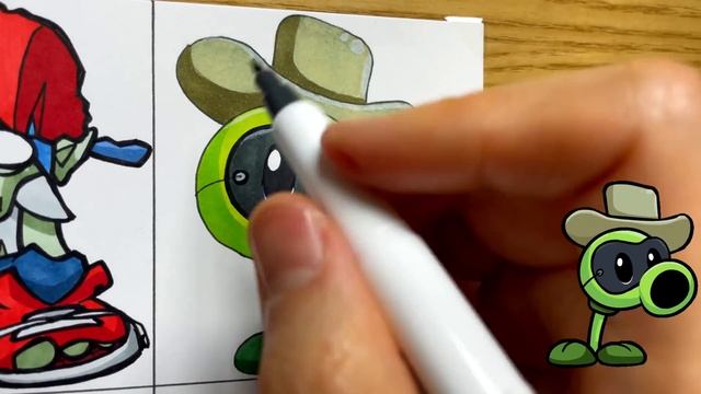 Drawing FRIDAY NIGHT FUNKIN MOD - Plants VS. Rappers  Plants VS. Zombies  PVZ FNF