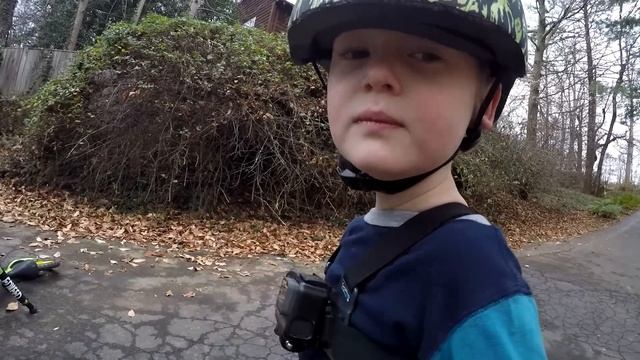 Epic Bike Crash - Tommy's Balance Bike FAIL!
