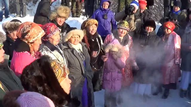 кумандинцы поют на "Алтайской Зимовке" смотреть онлайн