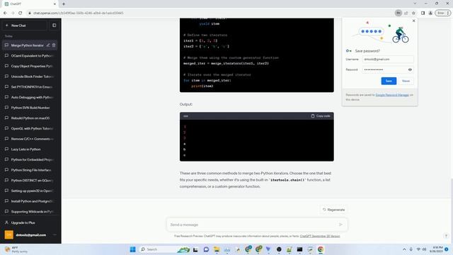 How do I merge two python iterators смотреть онлайн