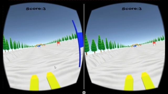 VR cardboard ski game unity asset store cardboard buddies googleVR смотреть онлайн