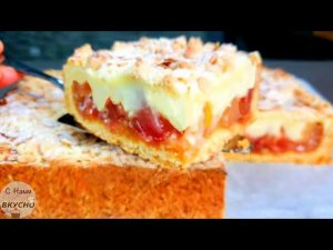 Итальянский яблочный пирог! Рецепт БОМБА!Самый вкусный пирог с яблоками и заварным кремом!