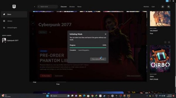 Cyber Engine Tweaks mods "Cyberpunk 2077"