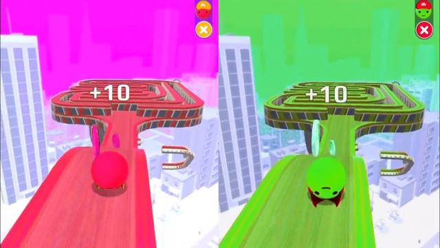 Sky rolling ball fun time - reverse gameplay VS normal gameplay challenge - ball games 2022 смотреть онлайн