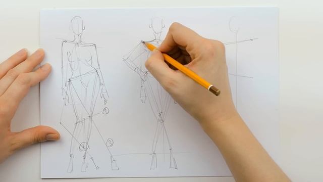 How to draw balanced poses in 4 minutes смотреть онлайн