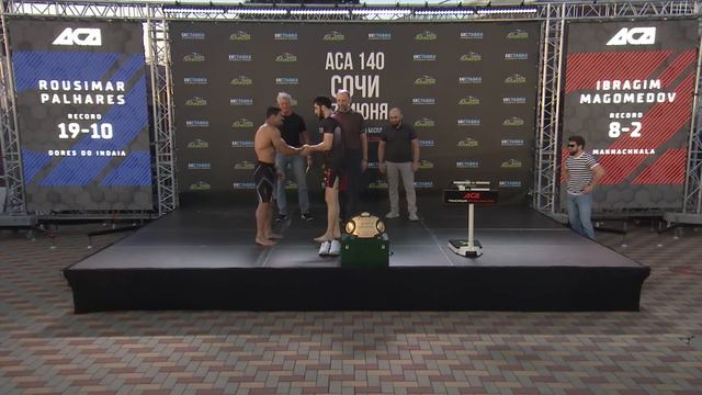 ACA 140: Церемония взвешивания | Weigh-in