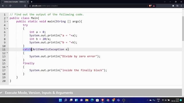 EXCEPTION HANDLING - JAVA | V-CODE | CSI | VIT-AP смотреть онлайн
