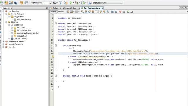 Conexión de Java NetBeans con SQL Server (Autentificacion Windows) смотреть онлайн