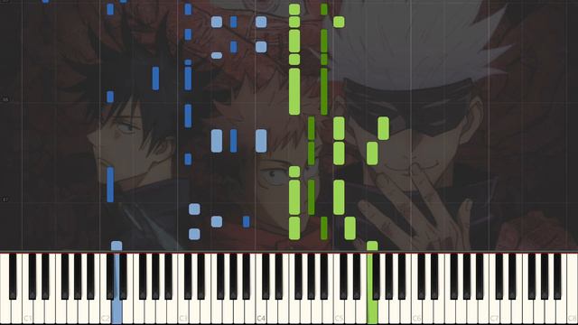 [FULL] Kaikai Kitan - Jujutsu Kaisen OP - Piano Arrangement [Synthesia] смотреть онлайн