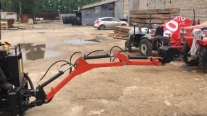 Уралец-224 с экскаваторной установкой