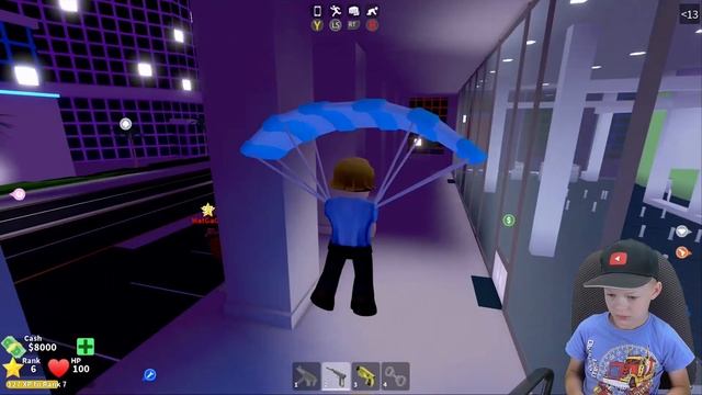 ВОРИШКА и ПОЛИЦЕЙСКИЙ в ROBLOX mad city XBOX смотреть онлайн