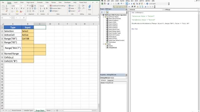 Referencing a Range in Excel VBA | Referencing Cells and Ranges in Excel VBA | Cell selection in VB смотреть онлайн