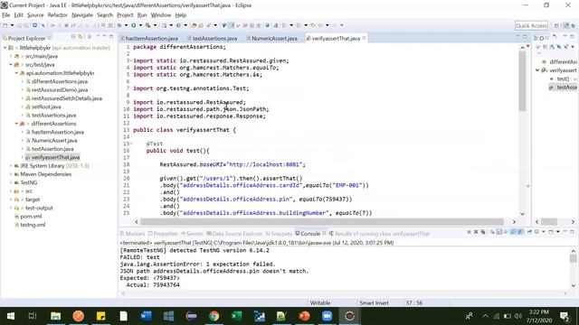 18. API Automation - Best way to use Hamcrest Assertions Part 2 Rest Assured API Automation Playlis смотреть онлайн