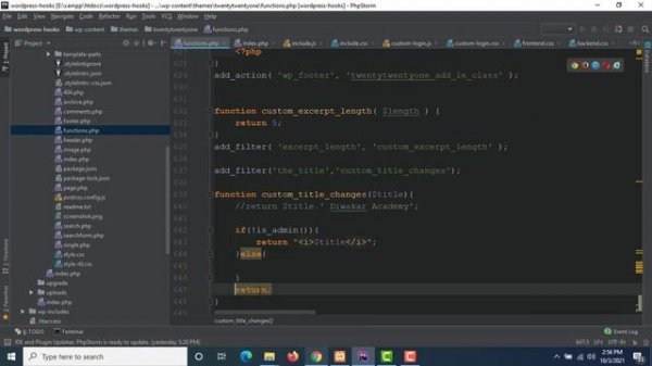 WordPress Hooks Tutorial for beginners in Hindi/Urdu Part #10 | Action hook "template_redirect"