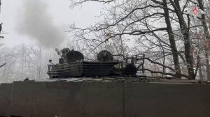 Боевая работа экипажа БМП-3 ЗВО на Купянском направлении