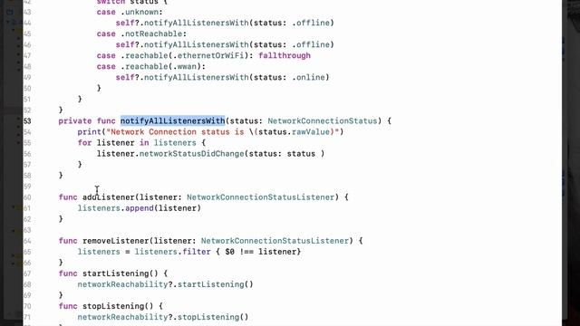 Alamofire:Reachability / Network monitoring смотреть онлайн