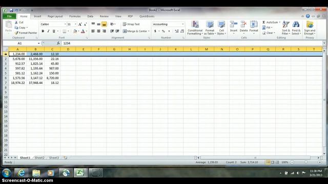 Excel 2010 - Basic Numeric Formatting смотреть онлайн