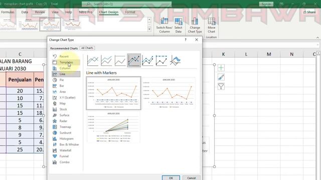 cara merapikan chart grafik di excel смотреть онлайн