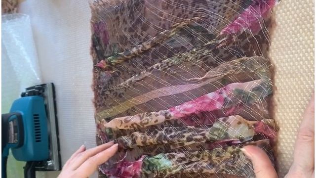 Рюши из шифона в технике нуновойлока смотреть онлайн